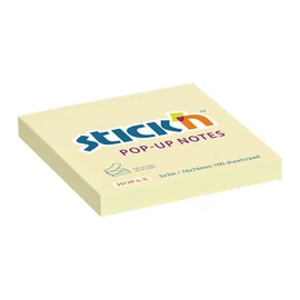Öntapadó jegyzettömb STICK`N 76x76mm z-hajtott sárga 100 lap Öntapadó jegyzettömb STICK`N 76x76mm z-hajtott sárga 100 lap