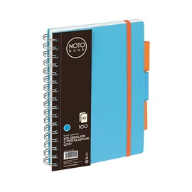 Spirálfüzet regiszteres GRAND A5 kockás 100 lapos kék Spirálfüzet regiszteres GRAND A5 kockás 100 lapos kék