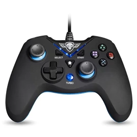 Spirit of Gamer XGP WIRED fekete-kék PC/PS3 vezetékes kontroller Spirit of Gamer XGP WIRED fekete-kék PC/PS3 vezetékes kontroller
