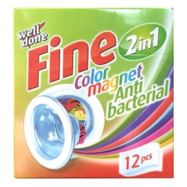 Színfogó kendő WELL DONE Fine antibakteriális 12db
