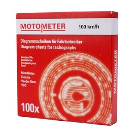 Tachográf korong 100 km/h, 100db/cs