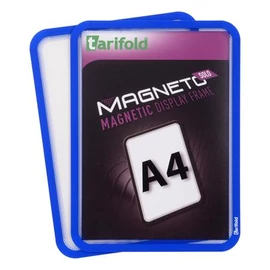 Mágneses keret, A4, TARIFOLD "Magneto Solo", kék, 2db/cs
