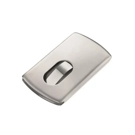 Névjegykártya tartó tárca, fém, 12 db-os, TROIKA "Slide" Névjegykártya tartó tárca, fém, 12 db-os, TROIKA "Slide"