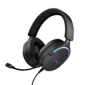 Trust GXT490 Fayzo 7.1 USB vezetékes fekete gamer headset