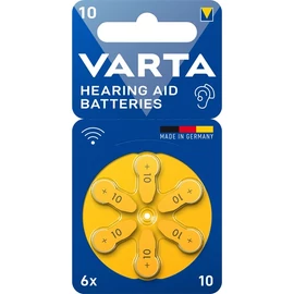 VARTA 24610101416 10 hallókészülék elem 6db/bliszter