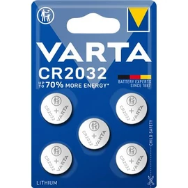 Gombelem, CR2032, 5 db, VARTA Gombelem, CR2032, 5 db, VARTA