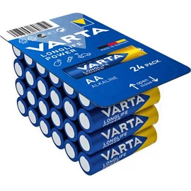 Elem, AA ceruza, 24 db, VARTA "Longlife Power" Elem, AA ceruza, 24 db, VARTA "Longlife Power"