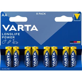 Elem, AA ceruza, 8 db, VARTA "Longlife Power" Elem, AA ceruza, 8 db, VARTA "Longlife Power"