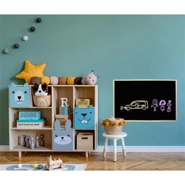 Krétás tábla, fekete felület, nem mágneses, 40x60 cm, fakeret, VICTORIA Krétás tábla, fekete felület, nem mágneses, 40x60 cm, fakeret, VICTORIA