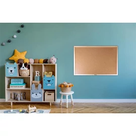 Parafatábla, 60x90 cm, fa keret, VICTORIA Parafatábla, 60x90 cm, fa keret, VICTORIA