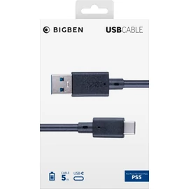Bigben Interactive PS5 USB-C Charging and Data Cable 5m Black Bigben Interactive PS5 USB-C Charging and Data Cable 5m Black