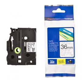 Brother TZE-161 laminált P-touch szalag (36mm) Black on Clear - 8m Brother TZE-161 laminált P-touch szalag (36mm) Black on Clear - 8m