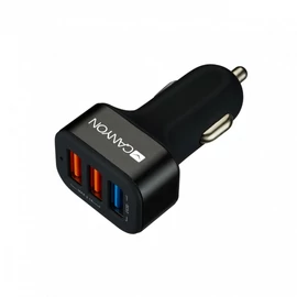Canyon CNE-CCA07B Triple USB Car Charger Black Canyon CNE-CCA07B Triple USB Car Charger Black
