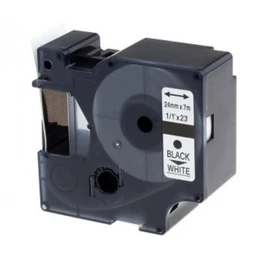 FOR USE DYMO D1 D53713 24mm x 7m fehér-fekete #S0720930 /FU/ FOR USE DYMO D1 D53713 24mm x 7m fehér-fekete #S0720930 /FU/
