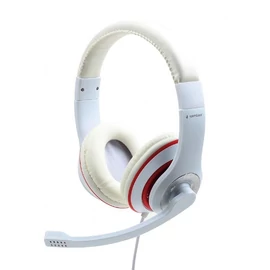 Gembird MHS-03-WTRD Stereo Headset White/Red Gembird MHS-03-WTRD Stereo Headset White/Red
