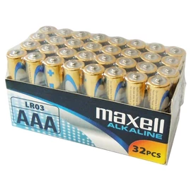 Maxell AAA Alkáli Elem 32db/csomag Maxell AAA Alkáli Elem 32db/csomag