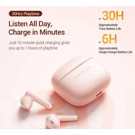 FÜLHALLGATÓ E03 (Elf earbuds,pink), Vention FÜLHALLGATÓ E03 (Elf earbuds,pink), Vention