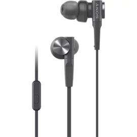 Sony MDRXB55APB Extra Bass mikrofonos fekete fülhallgató