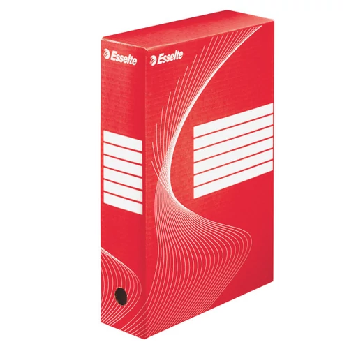 Esselte BOXYCOLOR színes archiváló doboz 80mm VIVIDA piros