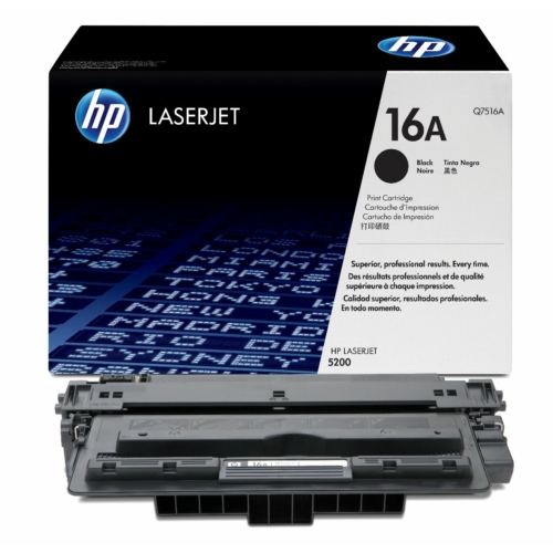 HP Q7516A No.16A fekete toner (eredeti)