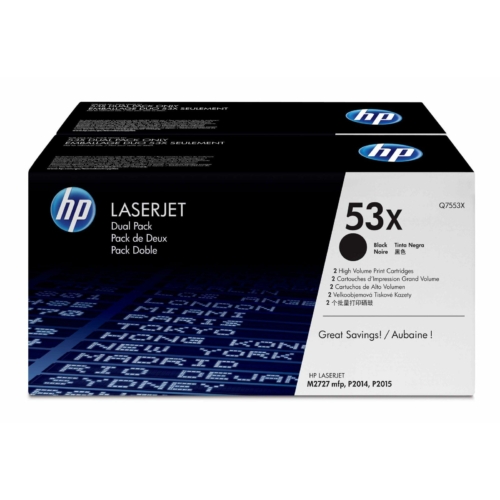 HP Q7553XD No.53XD fekete toner (eredeti)