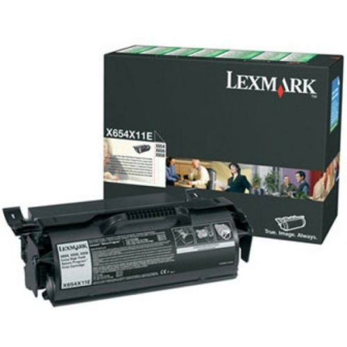 Lexmark X654/656/658 fekete toner Extra High Re X654X11E (eredeti)