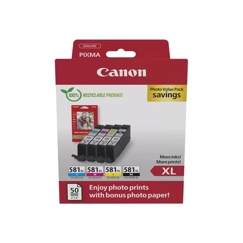 Canon CLI581XL BK/C/M/Y Multipack Photo /o/