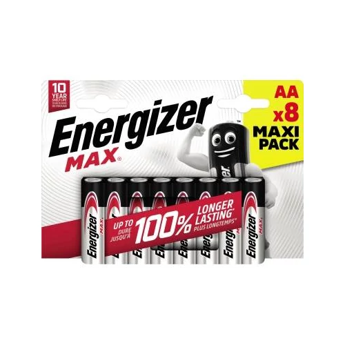 Elem, AA ceruza, 8 db, ENERGIZER "Max"