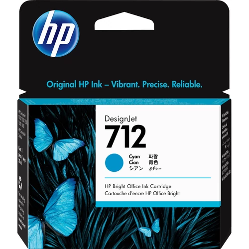 HP 3ED67A No.712 cyan tintapatron 29ml (eredeti)