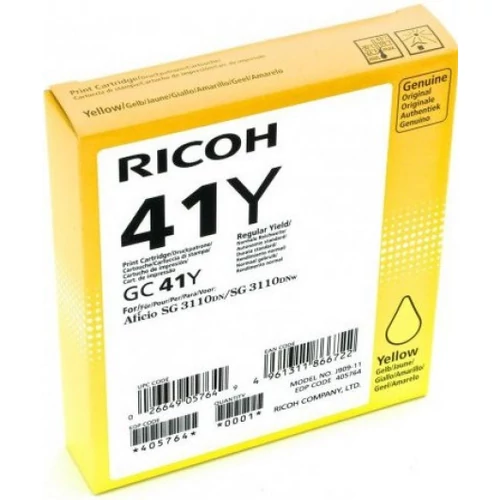 Ricoh SG3110 gél sárga 405764/GC41Y (eredeti)