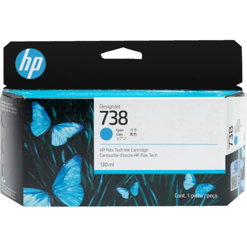 HP 498N5A Patron Cyan 130ml No.738 /o/