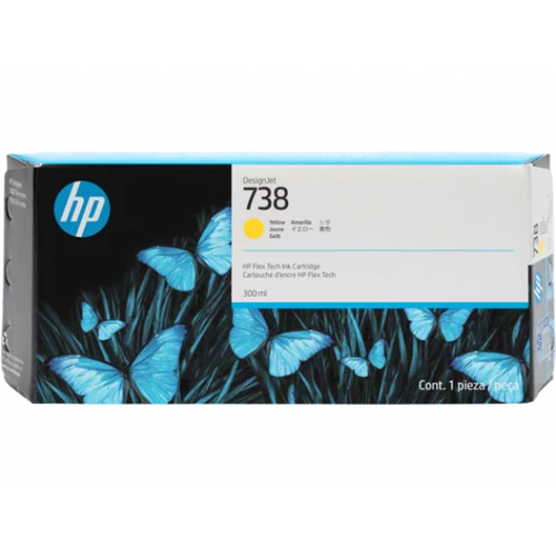 HP 676M8A Patron Yellow 300ml No.738 /o/