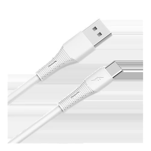 Töltőkábel, USB-A - USB-C, 18W, 1,5 m, AVAX "CB3301", fehér