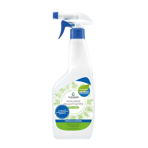 Általános felülettisztító extra erős szórófejes 500 ml teafaolajjal Cleanne_Környezetbarát