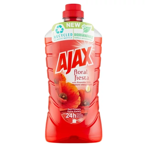 Általános tisztítószer, 1 l, AJAX, piros
