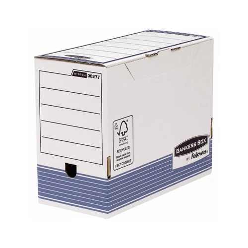 Archiválódoboz, 150mm, "BANKERS BOX® SYSTEM by FELLOWES®", kék, 10db/cs