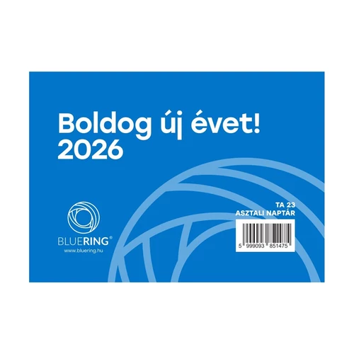 Asztali naptár TA-23 2025 Bluering®