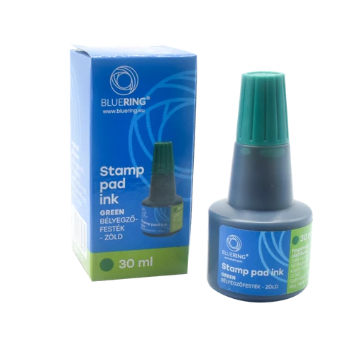 Bélyegzőfesték 30ml, Bluering® Flower zöld