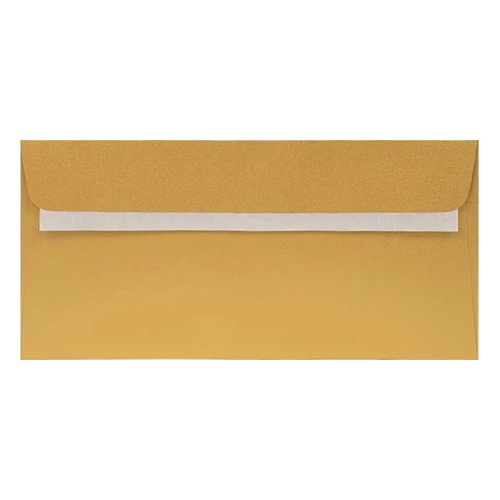 Boríték színes KASKAD LA/4 szilikonos 110x220mm 120gr arany 25db/csomag