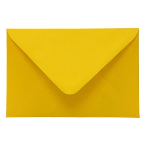 Boríték színes KASKAD LC/5 enyvezett 162x229mm 56 repcesárga 25db/csomag