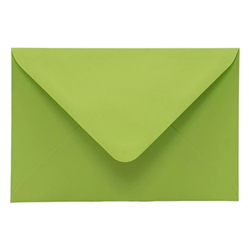 Boríték színes KASKAD LC/5 enyvezett 162x229mm 66 lime zöld 25db/csomag