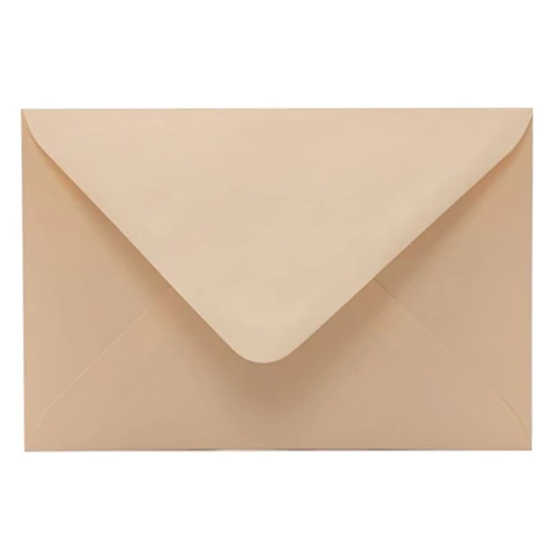 Boríték színes KASKAD LC/6 enyvezett 114x162mm 13 krém 50db/csomag