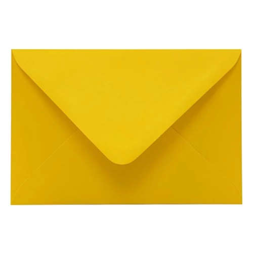 Boríték színes KASKAD LC/6 enyvezett 114x162mm 56 repce sárga 50db/csomag