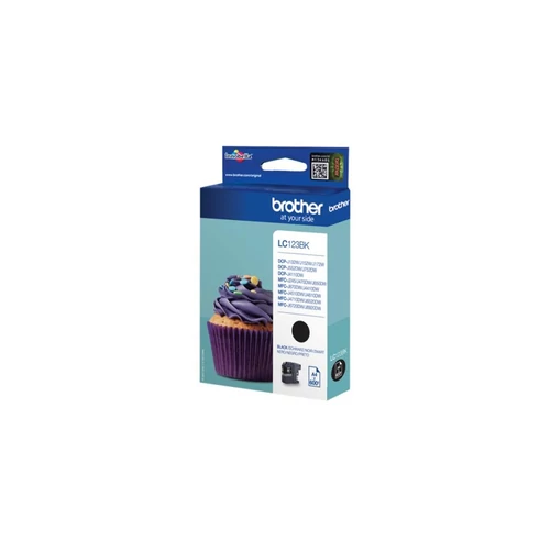 Brother LC123BK fekete tintapatron (eredeti)