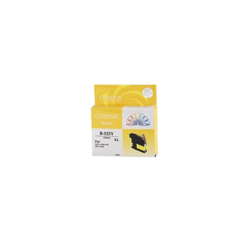 Brother LC525XL tintapatron yellow (utángyártott Orink)