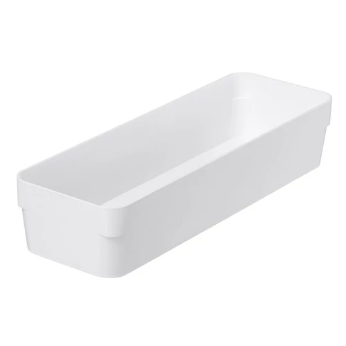 Fiókrendező, 30x6x10 cm, SMARTSTORE "Compact", fehér