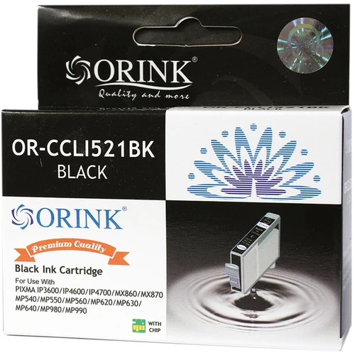 Canon CLI521 tintapatron black (utángyártott Orink)