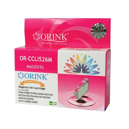 Canon CLI526 tintapatron magenta (utángyártott Orink)