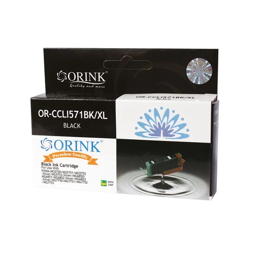 Canon CLI571XL tintapatron black (utángyártott Orink)