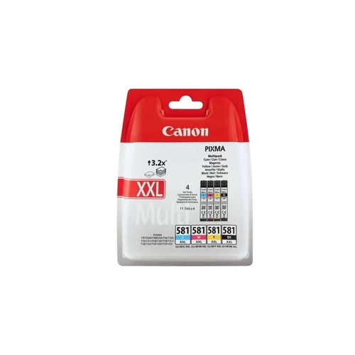 Canon CLI-581XXL C,M,Y,BK multipack tintapatron 1998C005 (eredeti)